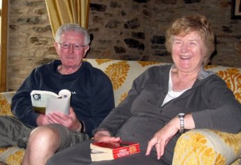 Dr. Burton MacDonald and Dr. Rosemarie Sampson in Spain in 2010.