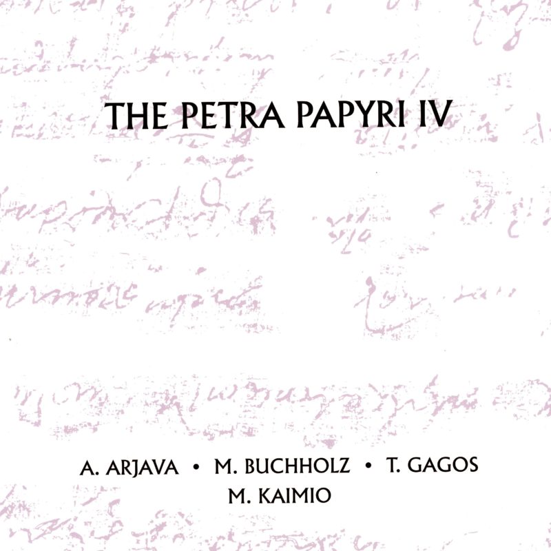 The Petra Papyri IV
